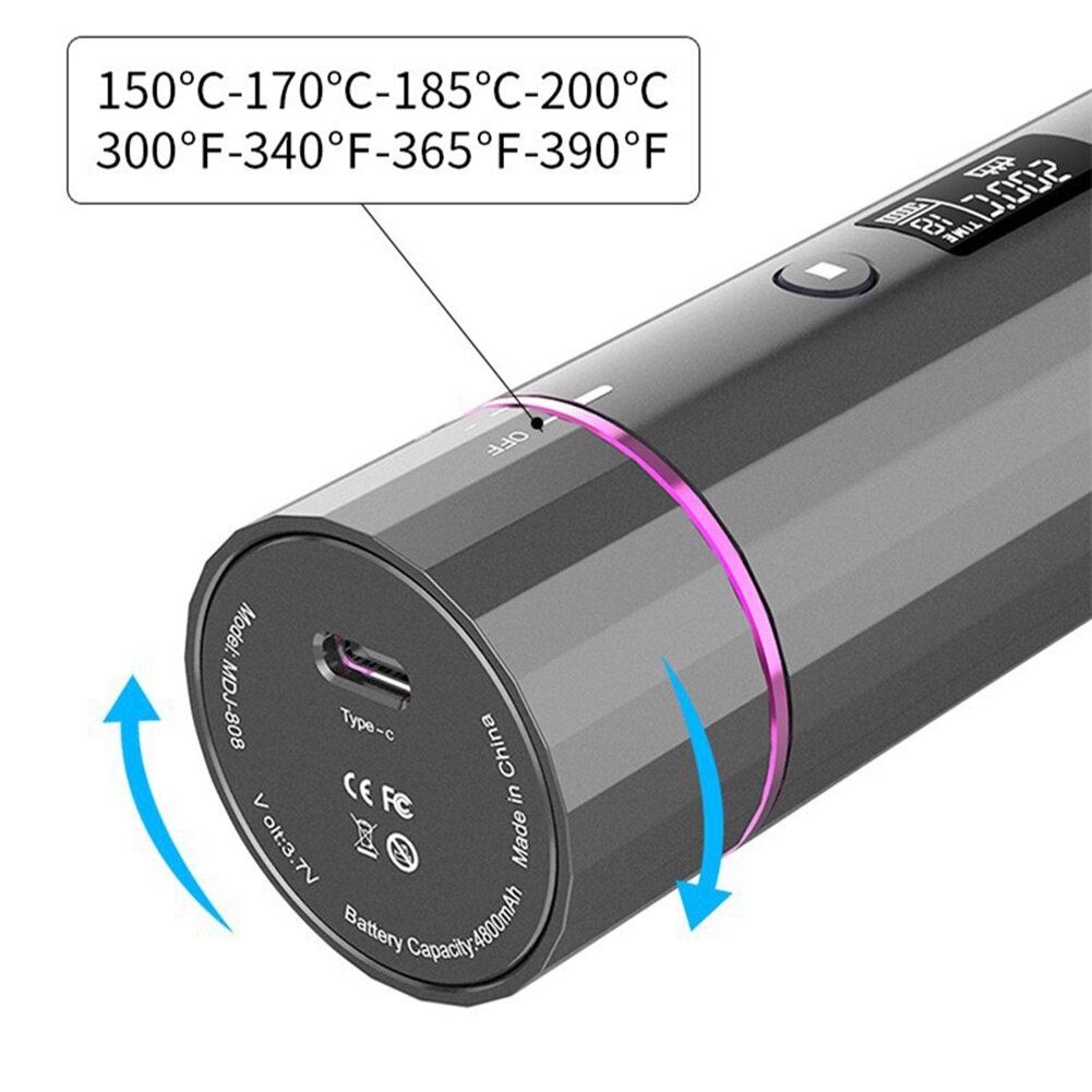 Smart Automatische Hair Curler Draadloze Krultang Keramische Krullend Wave Styling Tool Draadloze Haar Waver Wand Met Clip + Kam