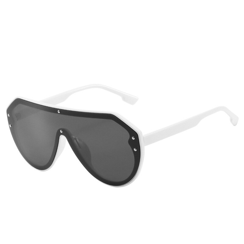 Outdoor Sunscreen sunglasses Large frame One-piece sunglasses Anti-UV 400 Cycling travel beach climbing hiking sunglasses: 07