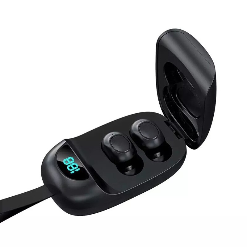 Bluetooth 5.0 Tws Koptelefoon Led Power Display Draadloze Hoofdtelefoon Stereo Sport Waterdichte Oordopjes Game Headsets Met Microfoon