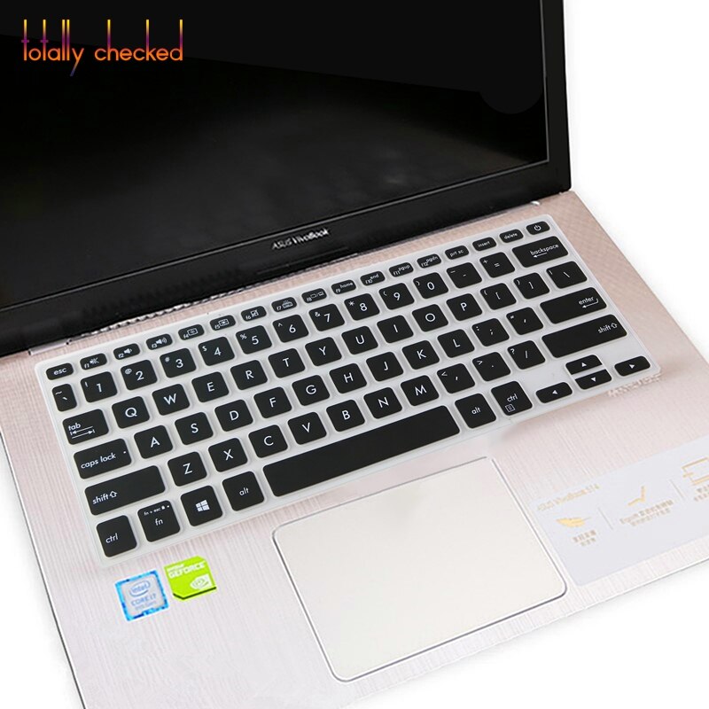 For Asus Vivobook 14 X420UA X420F X420FA X420U X420 X412 FA UA x412fa X412UA 14 Inch Laptop Keyboard Protector Cover Skin: black