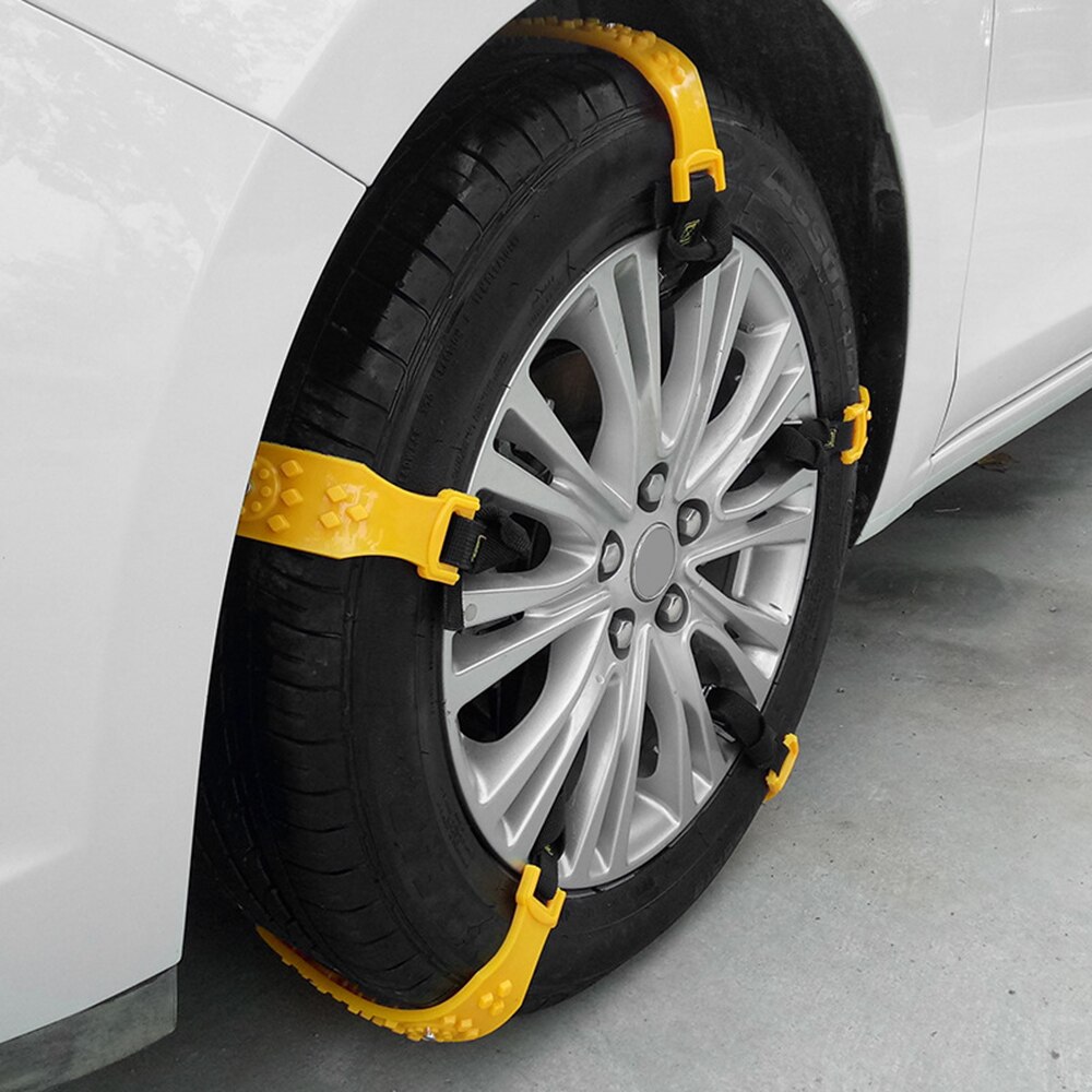 10 pçs/set TPU Correntes De Neve Inverno Pneu De Carro Universal de Segurança Viária Correntes nos Pneus de Neve Escalada Lama Terreno Carro Anti Derrapante accessries