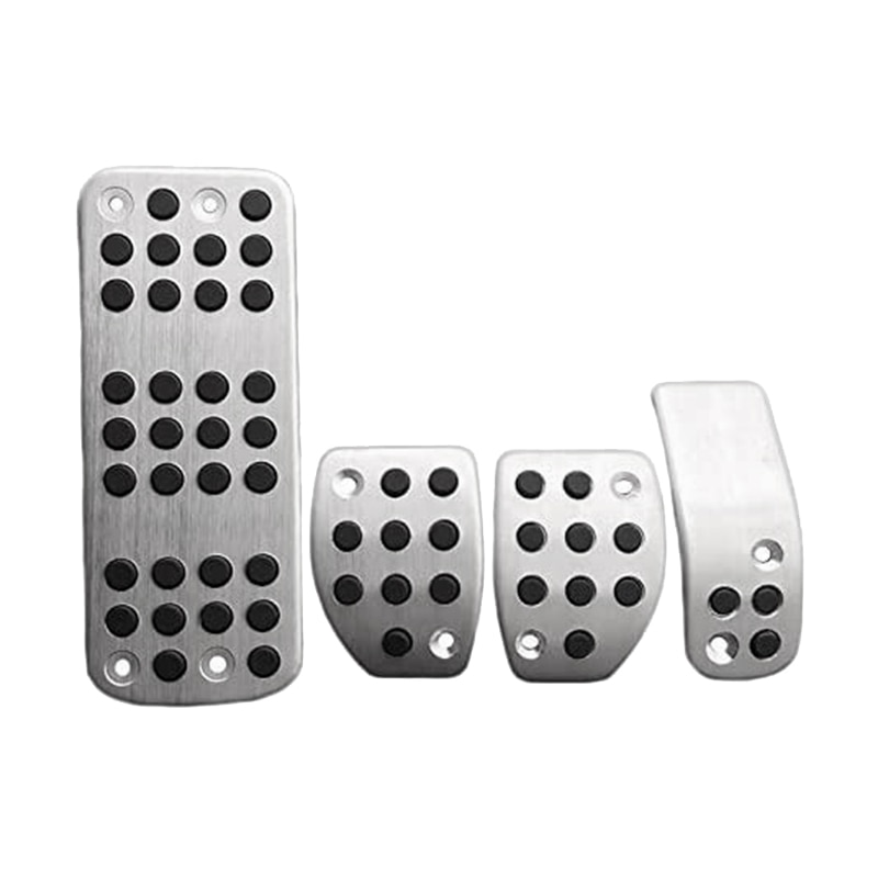Couvre-pédales En Acier Inoxydable Pour Peugeot 207/307/208/2008 Etc. Et Citroën C3/C4/DS3 Etc. - Antidérapant, Facile à Poser