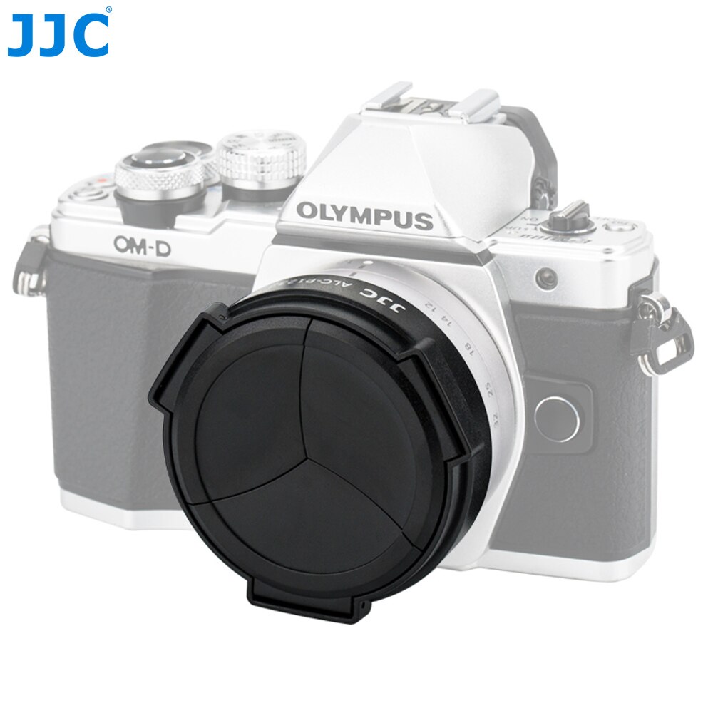 JJC ALC-P1232 automático de cámara tapa de la lente para Panasonic Lumix G Vario HD 12-32mm F3.5-5.6 Mega lentes OIS