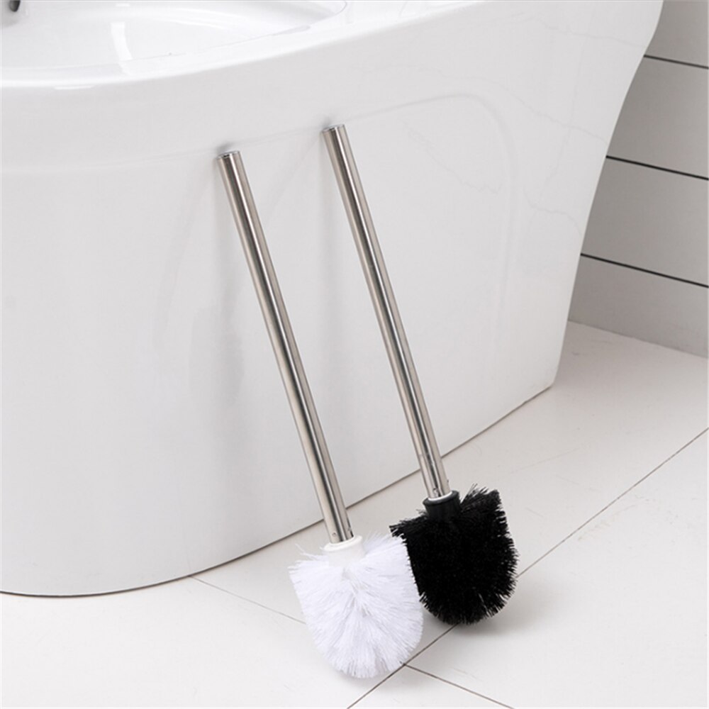 Cepillo de baño de acero inoxidable, cepillo de limpieza descontaminación, plástico curvo, pincel de mango largo, 1 unidad