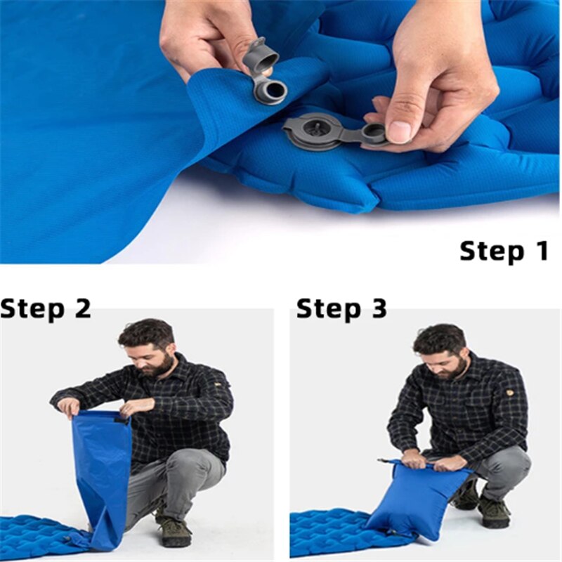 Multi-function air bag waterproof bag can inflate the sleeping mat,used as air pump for sleeping pad