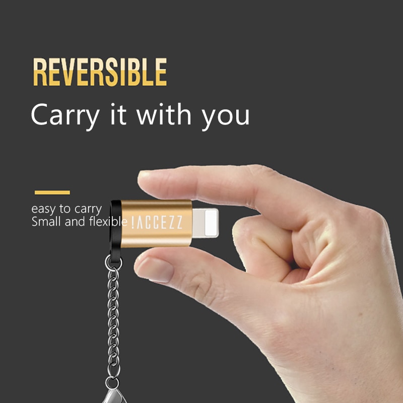 !ACCEZZ Lighting OTG For Apple to Micro USB Adapter For iPhone 11 Pro Max X XS 7 Data Sync Charger Microusb Male 8Pin Connector