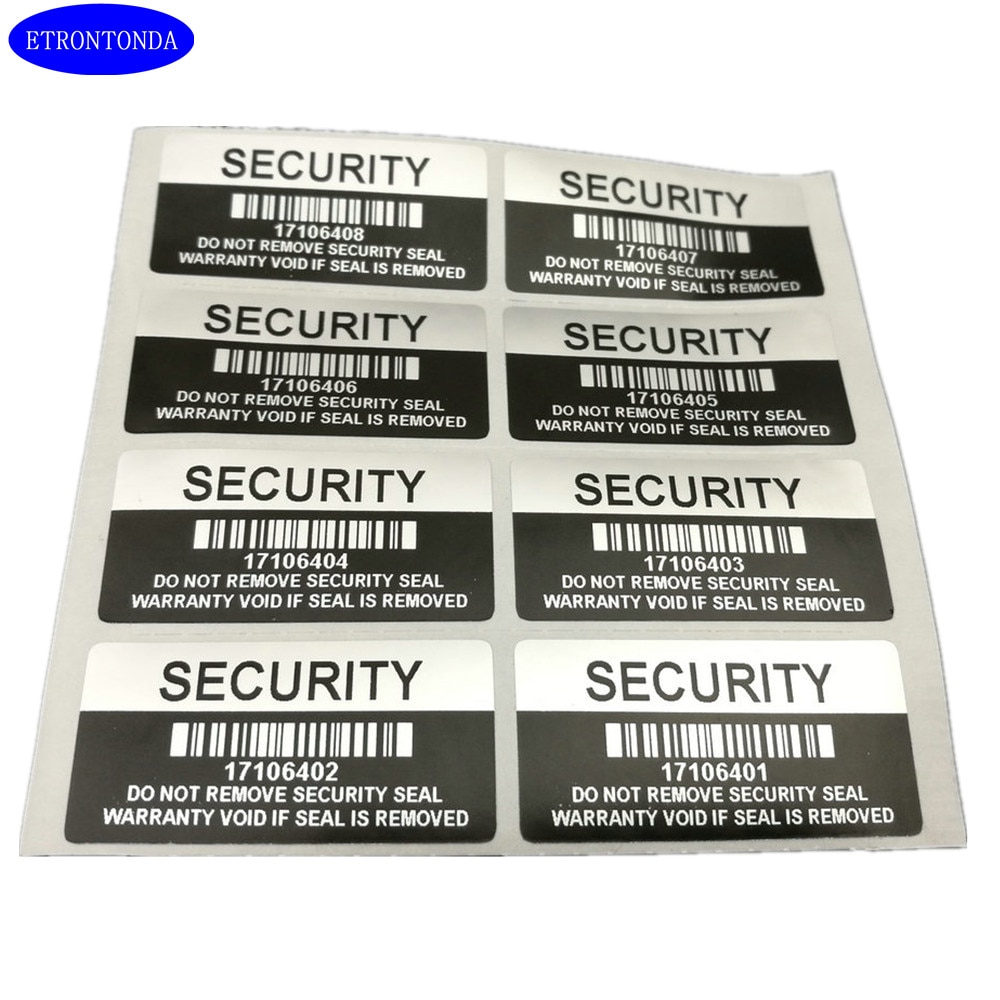 500pcs 40*20mm VOID Security Labels Removed Tamper Evident Warranty Sealing Sticker 1.57'' x 0.78''