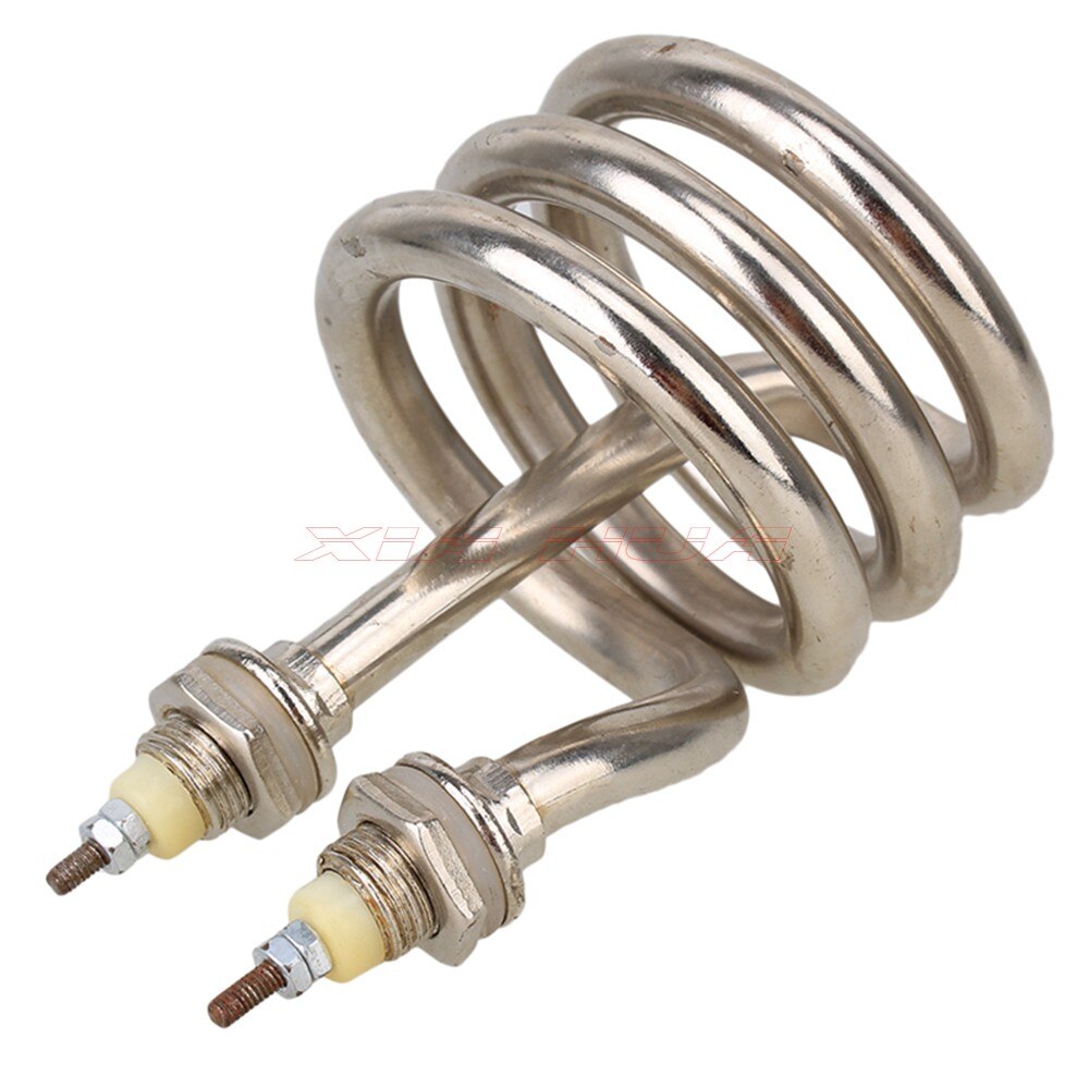 AC220V 2500W stainless steel heating pipe Electrical Element Helix Booster spring-type heating tube heat pipe