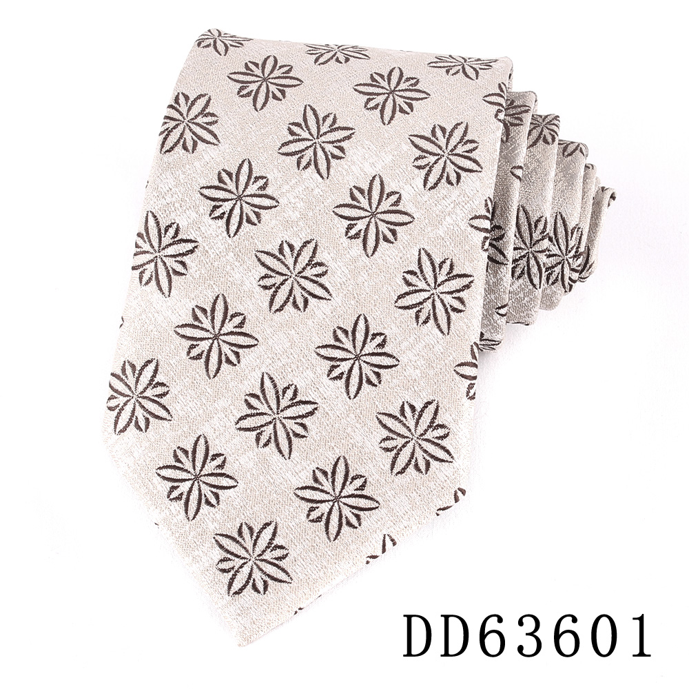 Men Ties Suits Men's Neck Tie For Wedding Striped Necktie For Groomsmen Light Brown Ties For Men Women Good: WHITE