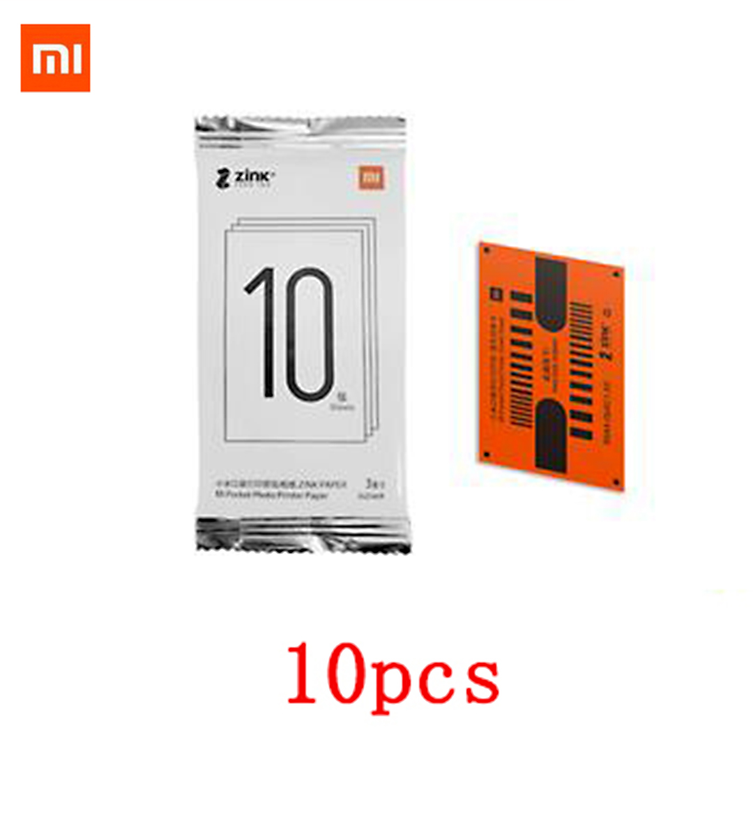 Printer Xiaomi Zink Pocket Printer Papier Zelfklevend Photo Print Lakens Xiaomi 3-Inch Mini Pocket Photo papier: Only 10pcs Paper
