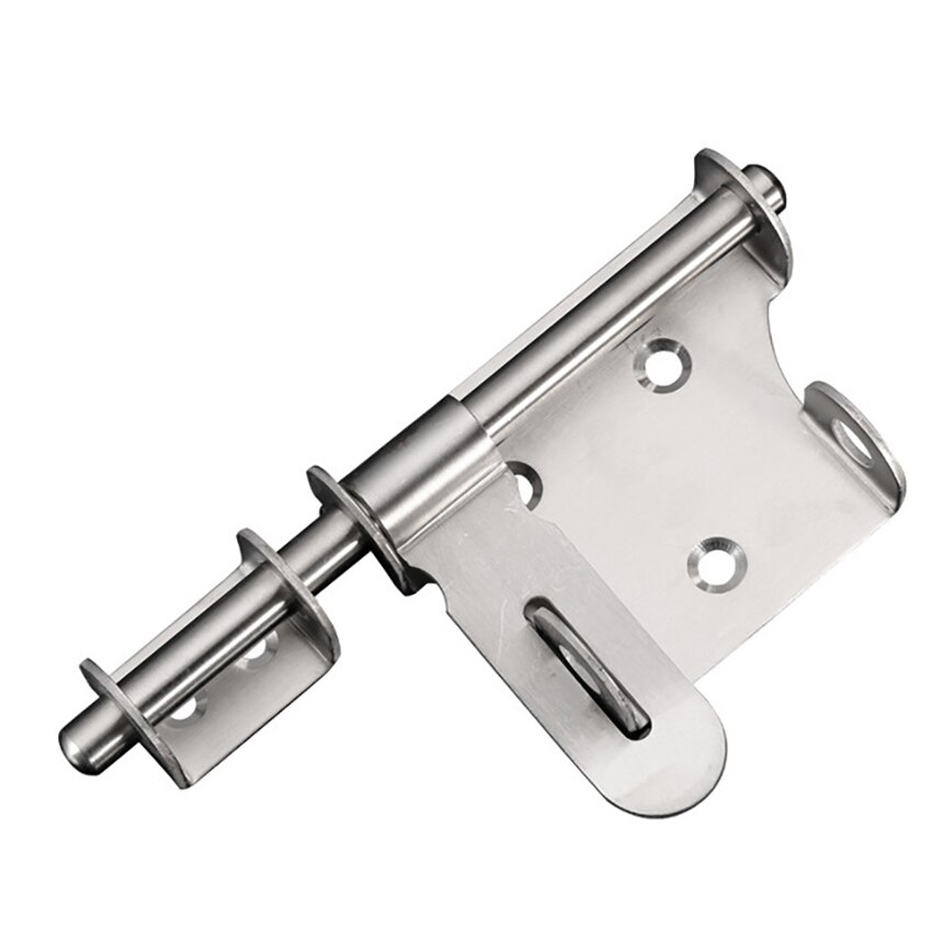 Roestvrij Stalen Deur Bouten Met Lock Gesp, Anti-Diefstal Links Rechts Bolt Gate Veiligheid Deur Klink, huishoudelijke Schuifdeur Lock Bolt
