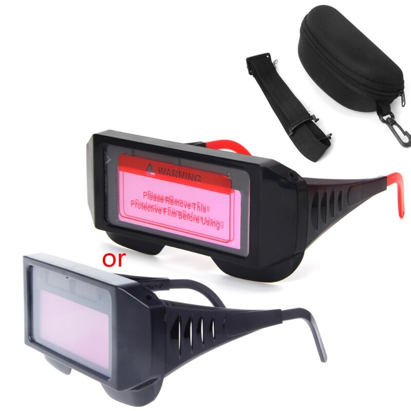 1 Stück Neue Profi Solar--Auto Verdunkelung Schweißmaske Helm Brillen Brille Schweißer Gläser