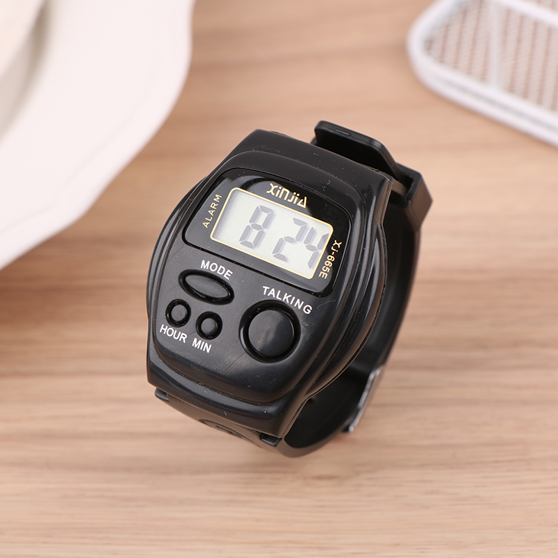1PC Eine sprechende Uhr, die die Zeit in Englisch sprechen. Digitaler Wecker für Blinde, Älteste oder Kinder. Zeitberichtungsglockenspiel