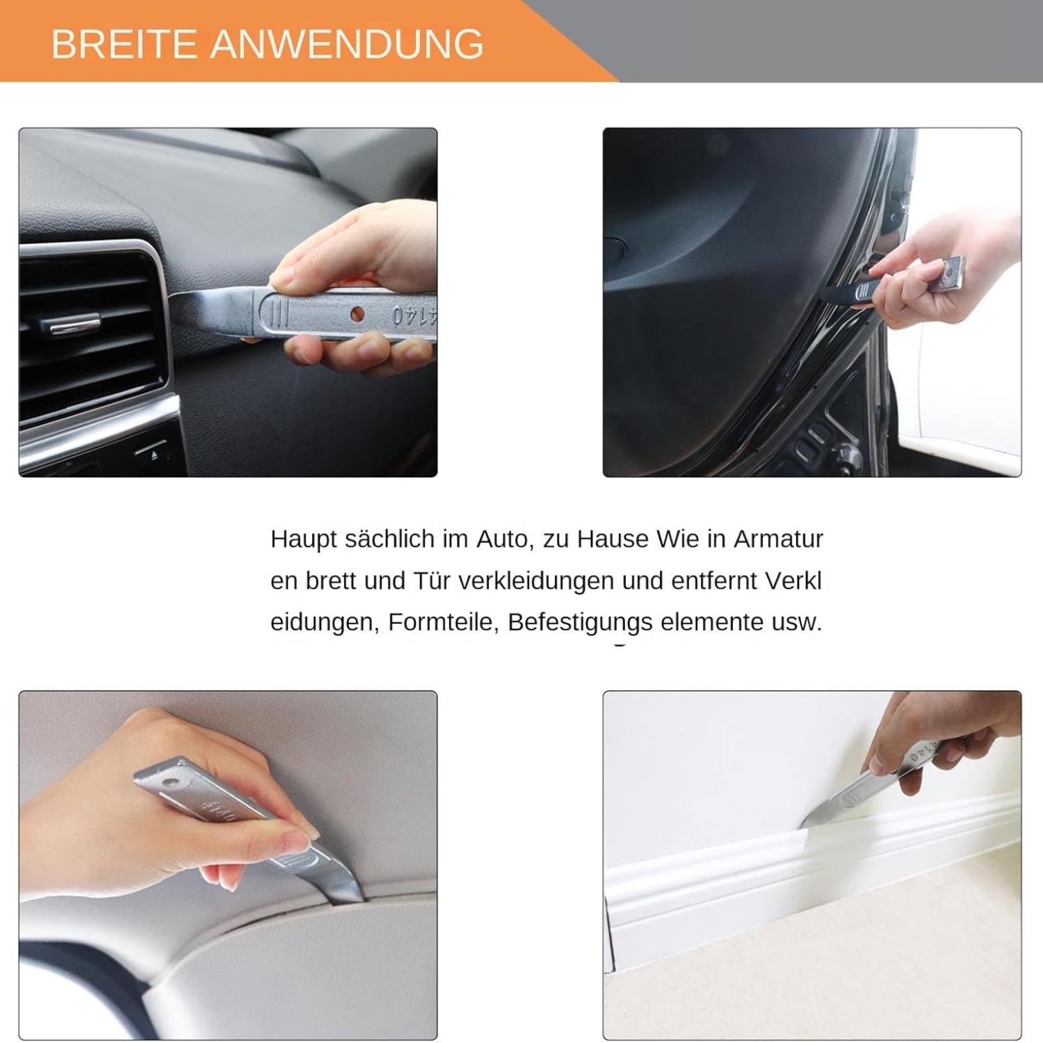 Hebelwerkzeug, Werkzeug zum Entfernen der Hebelstange, Hebelstange Ich bin Taschenformat, Werkzeugsatz zum Entfernen von Autoverkleidungen, leicht zu entfernende Verkleidung, Verkleidung