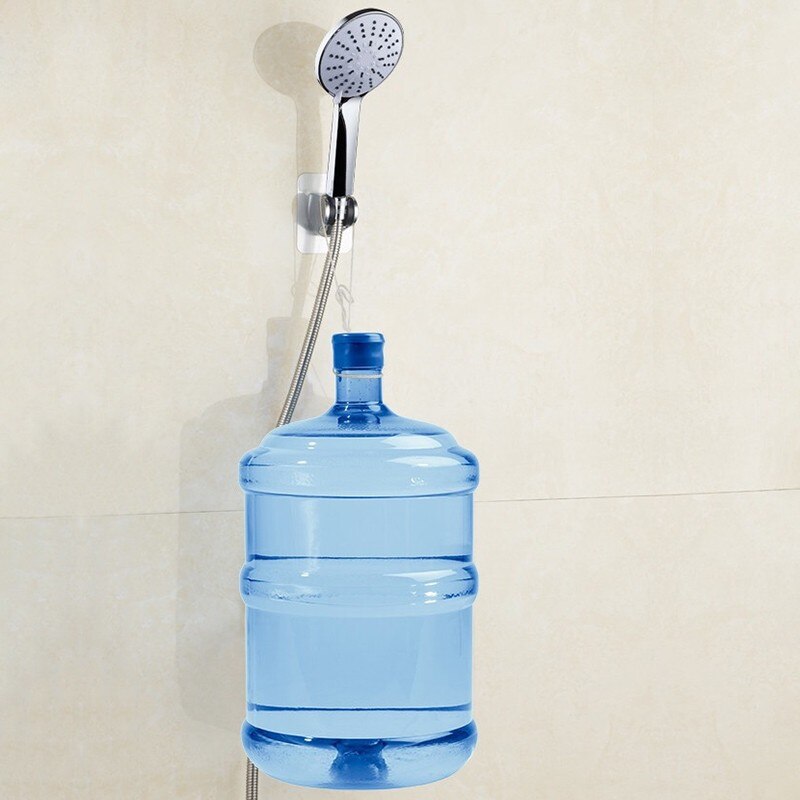 Punch-free Seamless Sticker Shower Bracket Fully Adjustable Shower Holder Wall Mount Suction Bracket Holder Bathroom Accessory