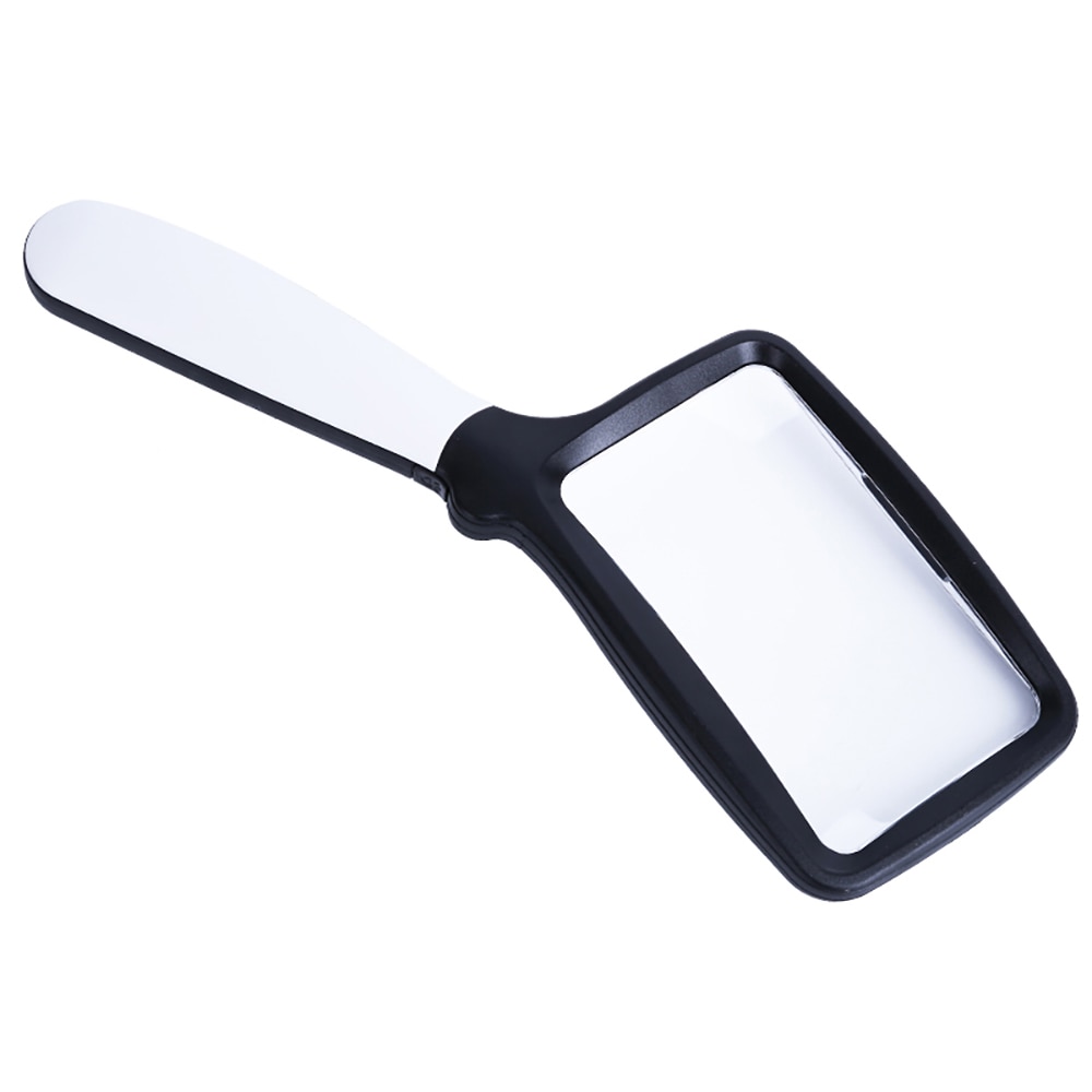 5 led forstørrelsesglas lys 2 modes dæmpbar foldbar læselup 2x forstørrelse håndlup senior børnebøger