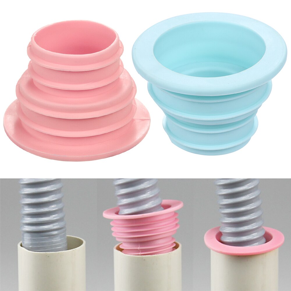 1 unidad, sello de silicona, anillo de enchufe plaga, arandela de Control, desagüe de alcantarillado, tubería, desodorante, desagüe de suelo de piscina, lavadora de baño