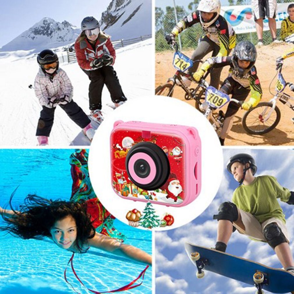 Cartoon Children's Digital Camera Rechargeable High Definition Photo Filters Video Camera