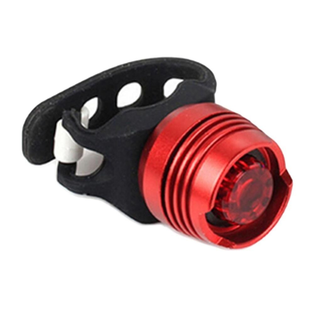 Aluminium Led Fiets Licht Voor Achter Tail Helm Rood Wit Flash Verlichting Veiligheid Lamp Fietsen Veiligheidswaarschuwing Licht Waterdicht