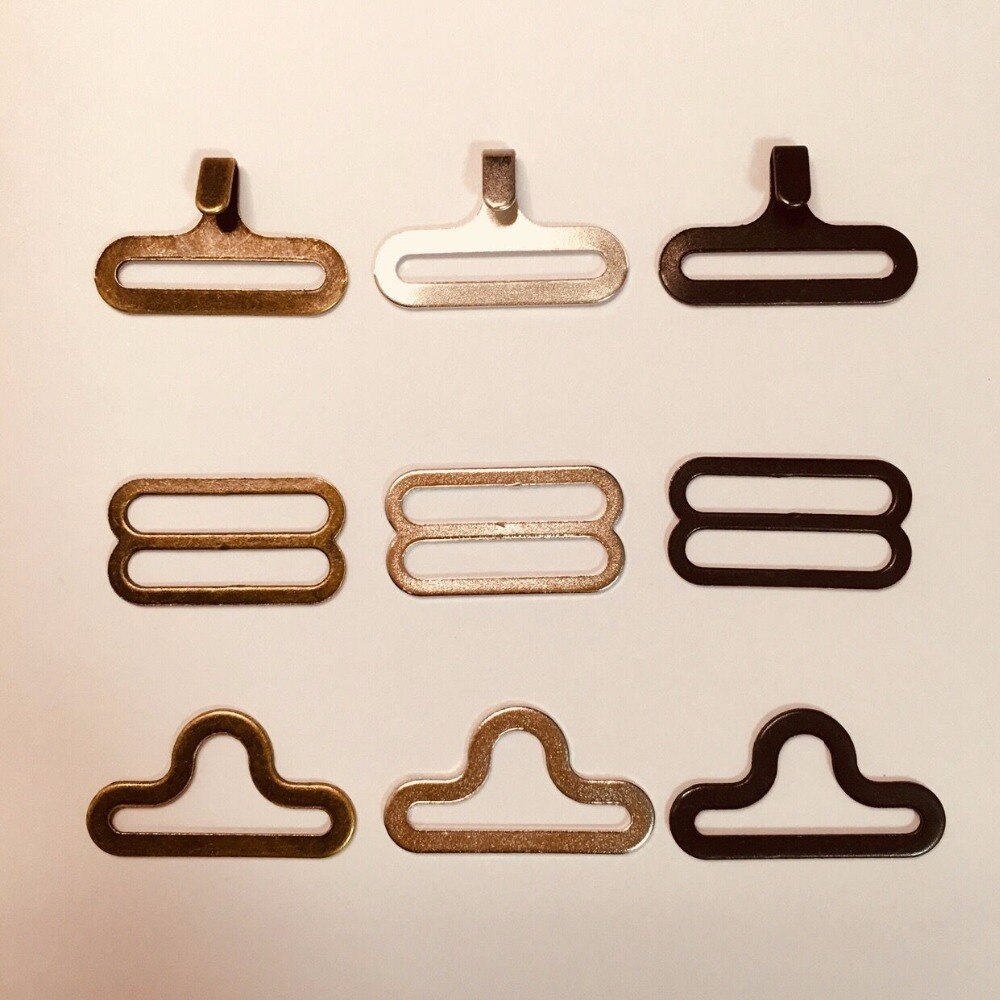 100 Sets Vlinderdas Hardware Stropdas Haak Vlinderdas Of Das Clips Fasteners Om Verstelbare Bandjes Op Vlinderdas dip 19Mm Koperen