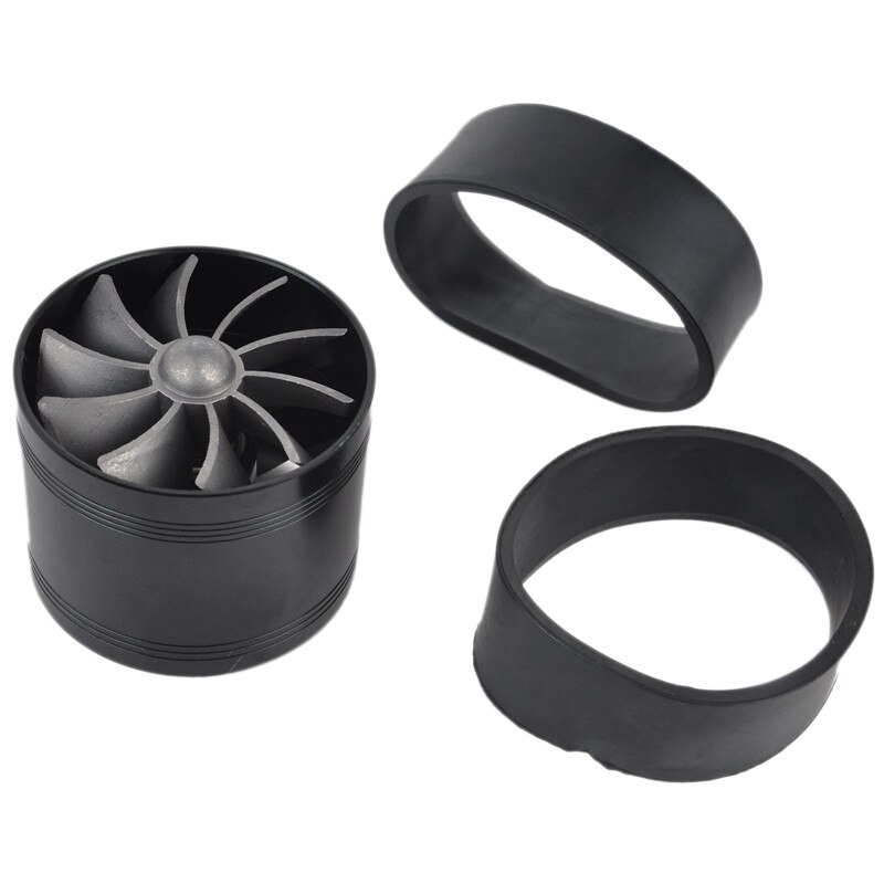 F1-Z Universele Enkelzijdige Turbine Motor Intake Turbo Intake Brandstof Throttle Power Accessoires: Black