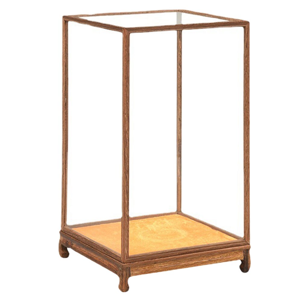 Transparent Glass Box Multi-function Display Box Desktop Display Case Show Supply