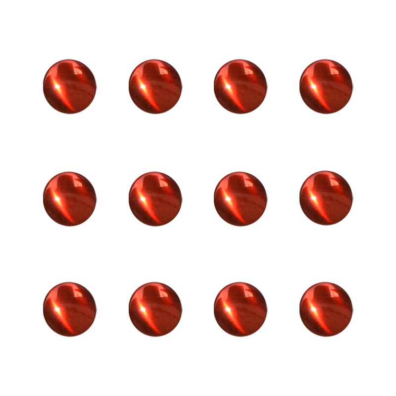 12 Stuks Auto Rvs Schroef Bescherming Cover Voor Nissan Nismo X-Trail Almera Qashqai Decoratie Deksel Auto Styling: for red 12pcs