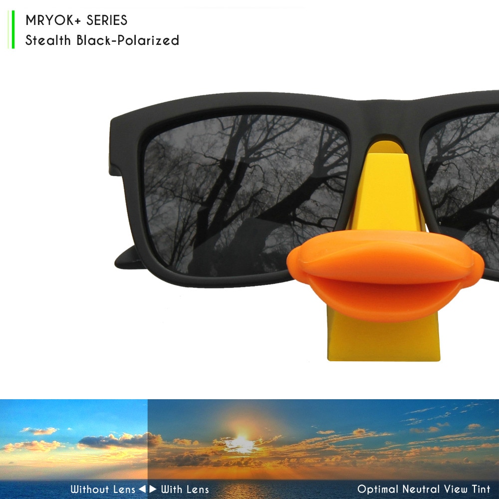 Mryok + GEPOLARISEERDE Weerstaan Zeewater Vervanging Lenzen voor Oakley Half Jas 2.0 XL Zonnebril Stealth Black