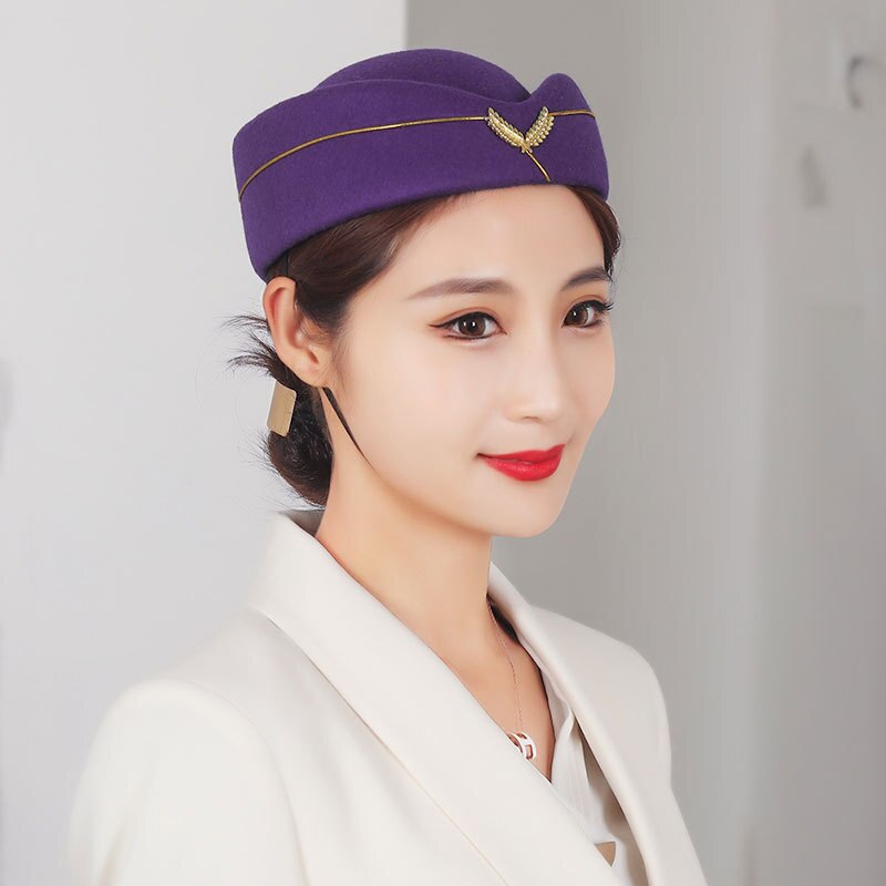 Frauen Stewardess Kostüm Zubehör Flug Begleiter Hütte mit Luft Gastgeberin Cosplay Kostüm Zubehör