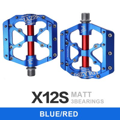MZYRH mountain bike pedal bicycle pedal aluminum alloy bearing Palin road bike folding car universal cross-border: Sandblasting-3