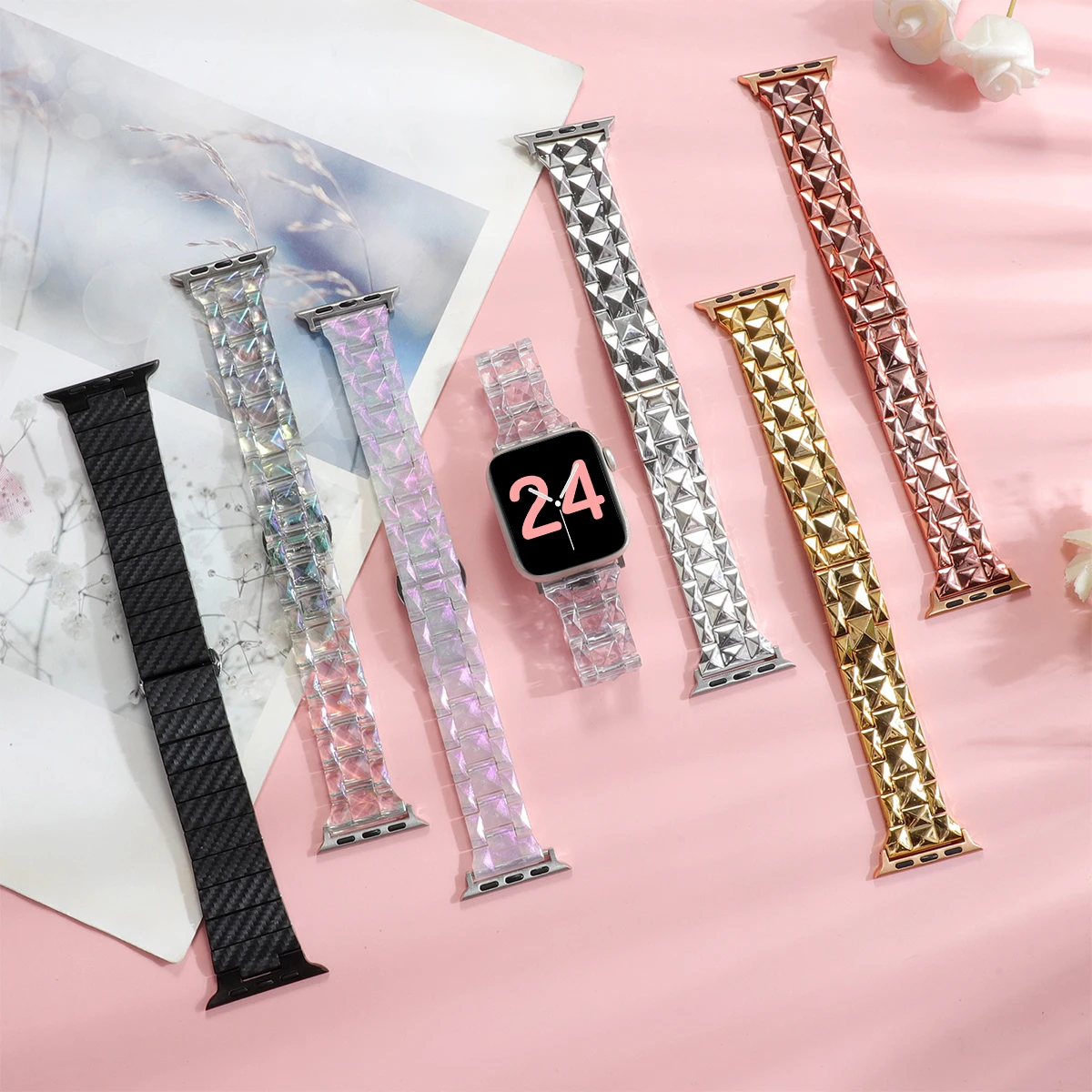 Correa para Apple Watch Band 46mm 44mm 40mm 45mm 49mm 38mm 42mm 41mm pulsera de para IWatch Series 10 8 7 6 5 4 3 2 1 Ultra