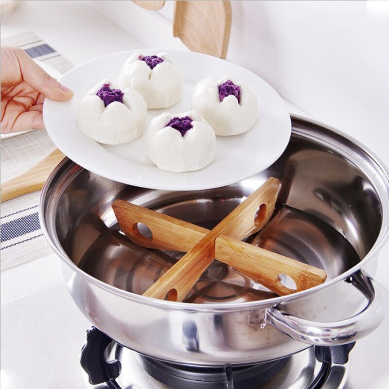 Removable Pot Mat Bamboo Heat Resistant Pan Mats Holder Cooking Insulation Pad Bowl Cup Coasters Kitchen Accessories