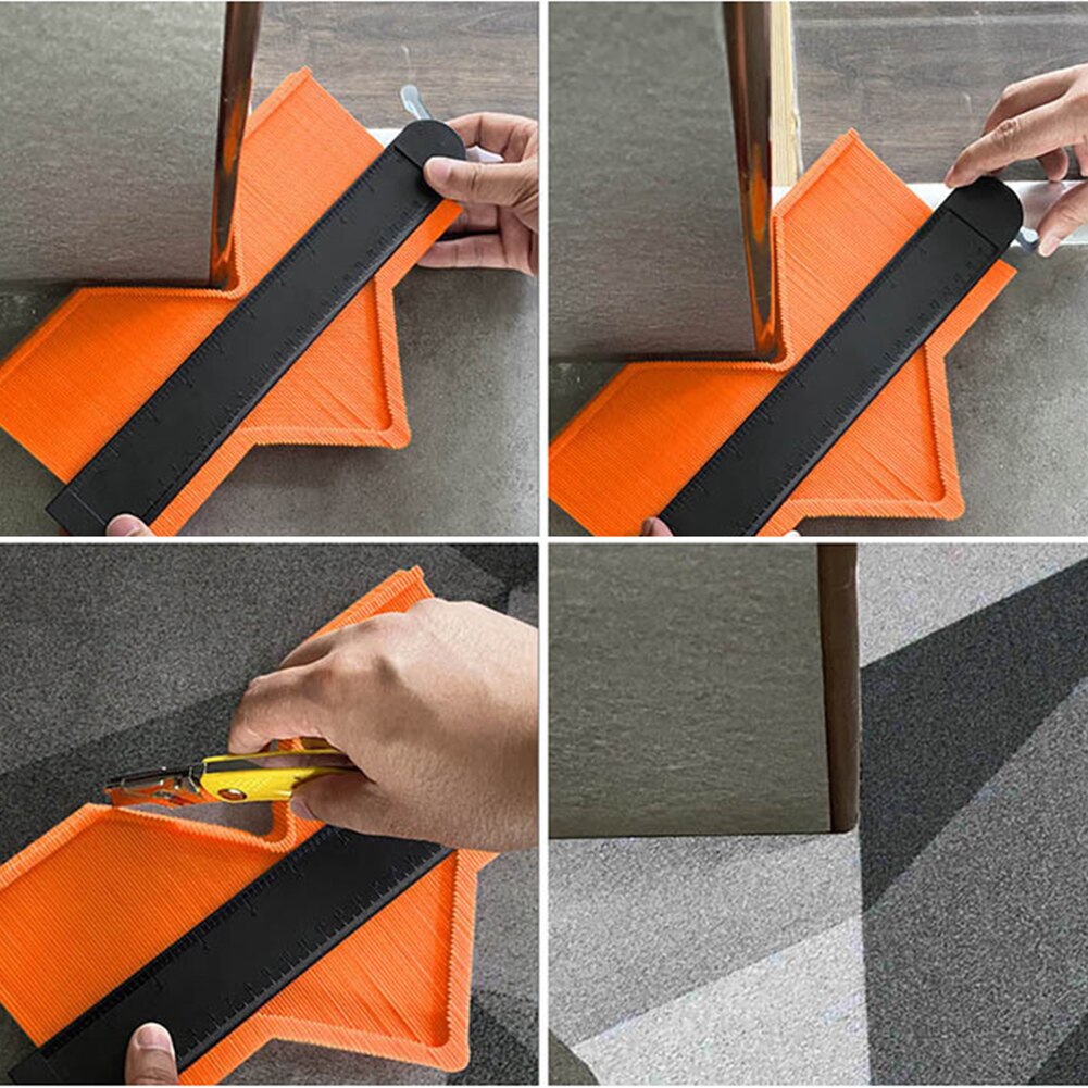 5/10 zoll Profil Kopie Gauge Kontur Gauge Duplizierer Kontur Skala Vorlage Holz Kennzeichnung Werkzeug Fliesen Laminat Fliesen Allgemeine werkzeug