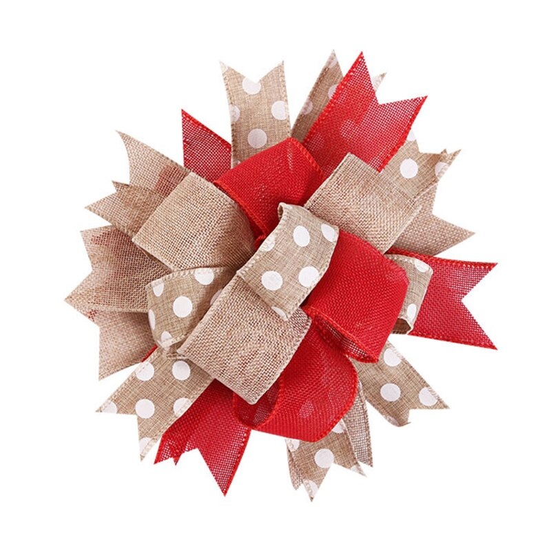 Large Xmas Tree Topper Hanging Decoration,Christmas Tree Wreaths Decorated,Hand