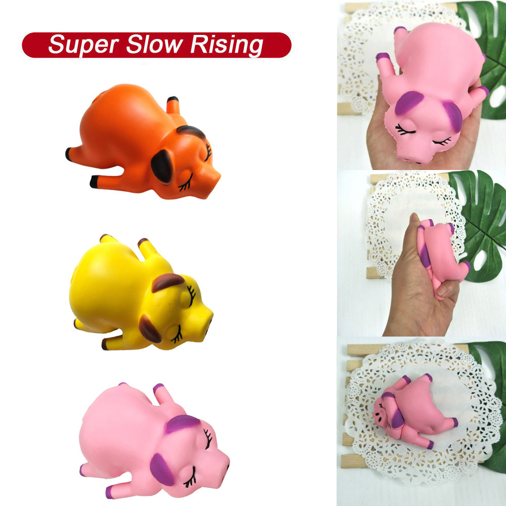 Papa pig decompression toy slow rebound PU toy Adorable Pig Slow Rising Cream Scented Stress Relief Toys L0110