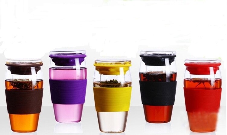 1PC nouveauté magnifique couleur unique verre tasse 60s0ml OL 0138