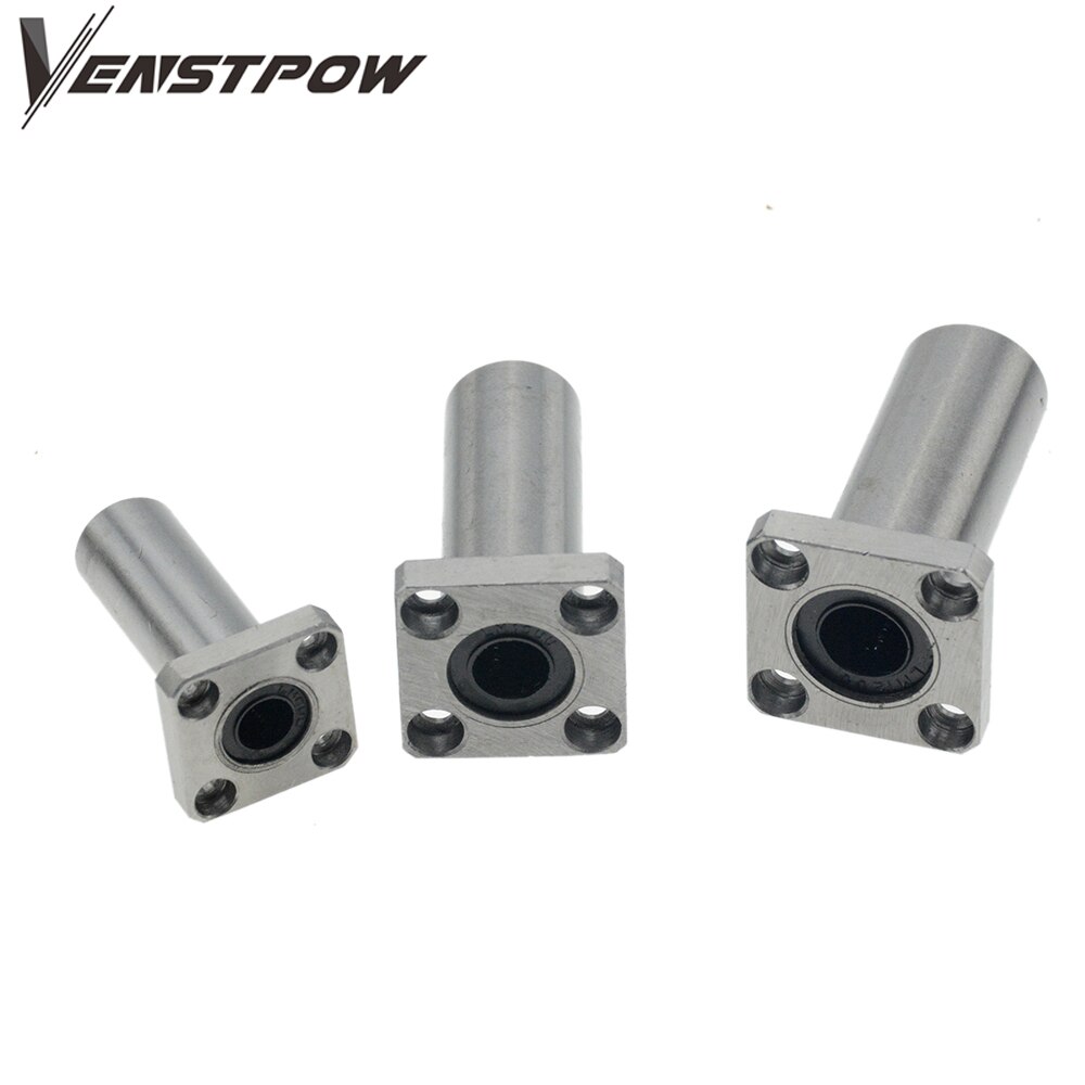 2 stk/parti lmk 16 luu lmk 10 luu lmk 10uu lmk 8uu lmk 12uu lmk 16uu lmk 20uu lmk 12 luu 16mm flange lineær leje til 3d printer lineær stang