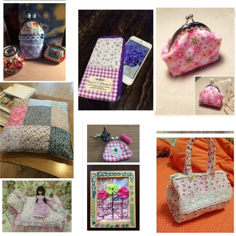 15/50/100Pcs Katoen Stof Gedrukt Doek Naaien Quilten Stoffen Voor Patchwork Handwerken Diy Handgemaakte Accessoires