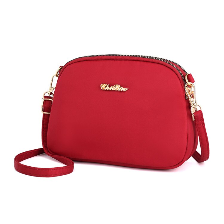 2022 Women Crossbody Bag For Shoulder Bag Ladies Small Messenger Bag Nylon Handbags and Purses evening clutch bags: Red