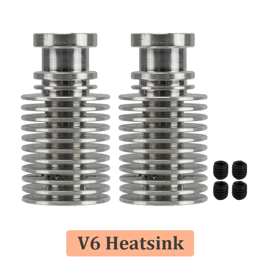 E3D V6 Heatbreak Heatsink KP3S 3D Printer Titanium Alloy Bi-Metal Throat For Kingroon KP3S/KP3S Pro/KP3S Pro S1/KP3S Pro V2/KP5L: GRAY