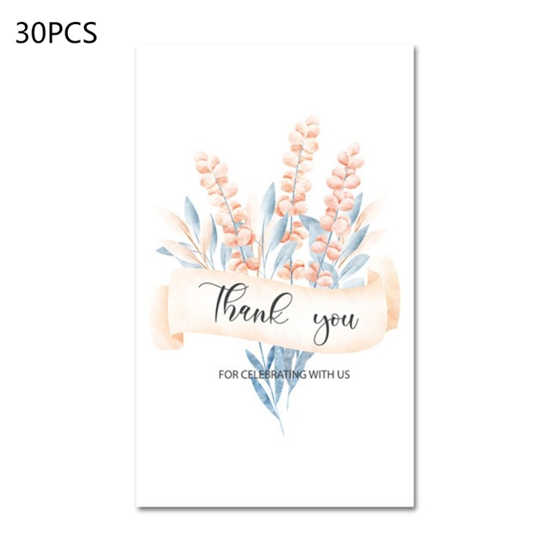 YYSD 30pcs Thank You Card Thank You for Your Order Card Thanks Greeting Cards Appreciation Card for Small Business
