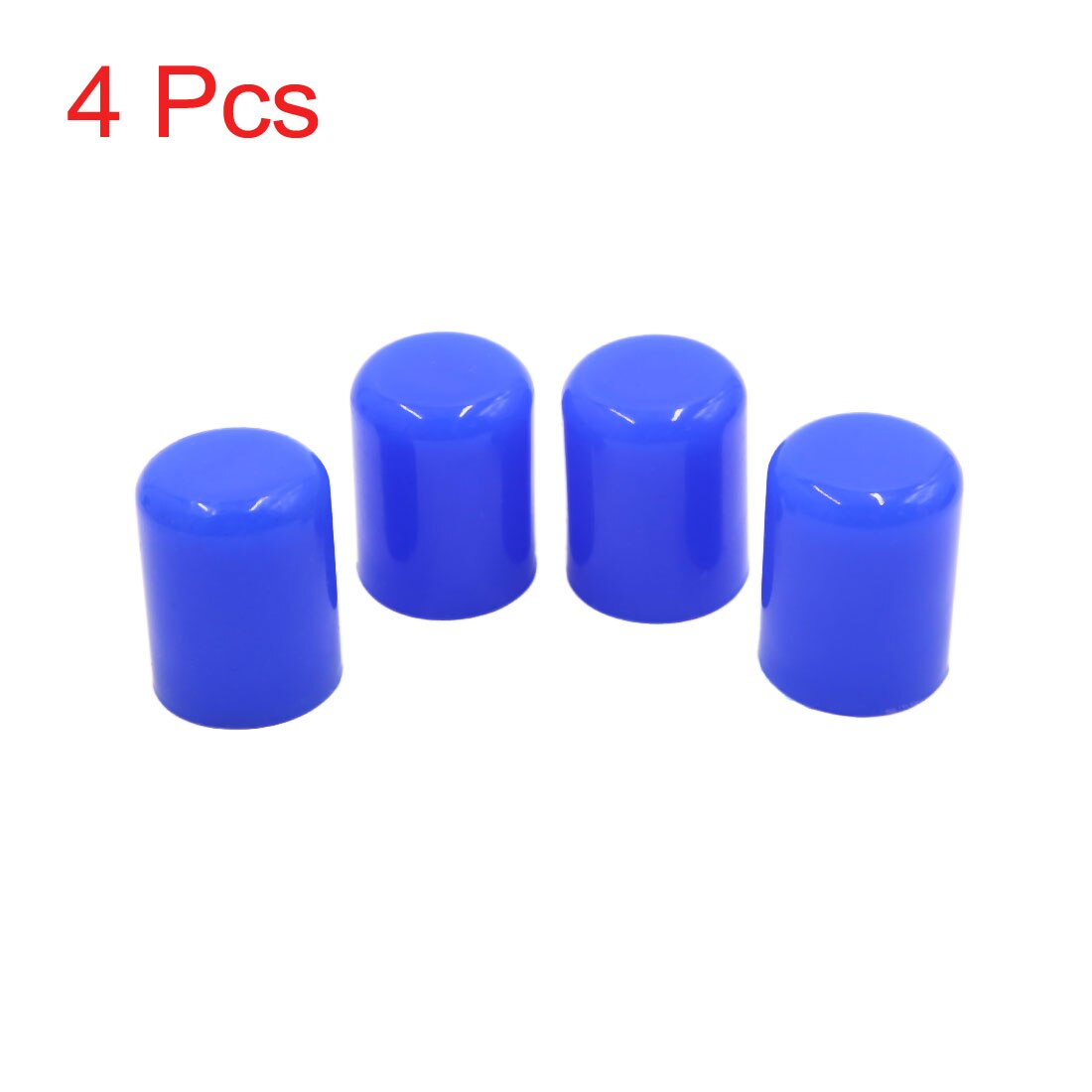 Bouchon d'obturation en Silicone pour Tube d'aspiration, embout de tuyau d'aspiration, accessoires de voiture bleu, 4/6/8/12/16/19/25/30/32mm: 4pcs 19mm