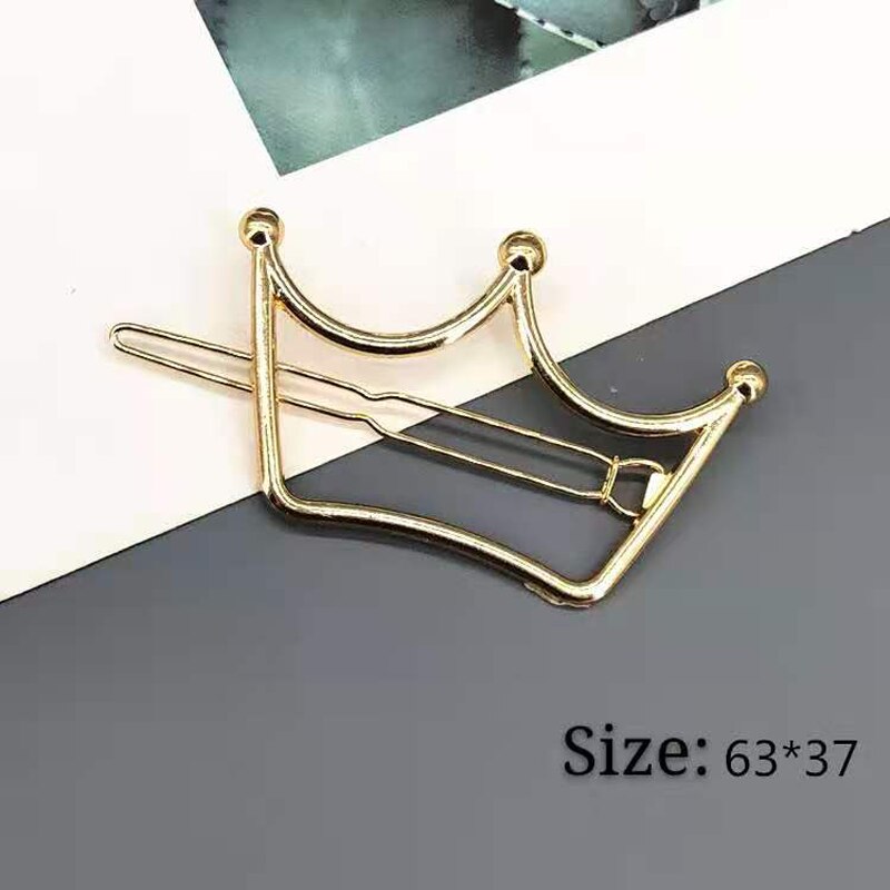 Diadema dorada con perlas de gato de Metal para mujer y niña, horquilla para el pelo, joyería, accesorios para el cabello: Crown1 gold