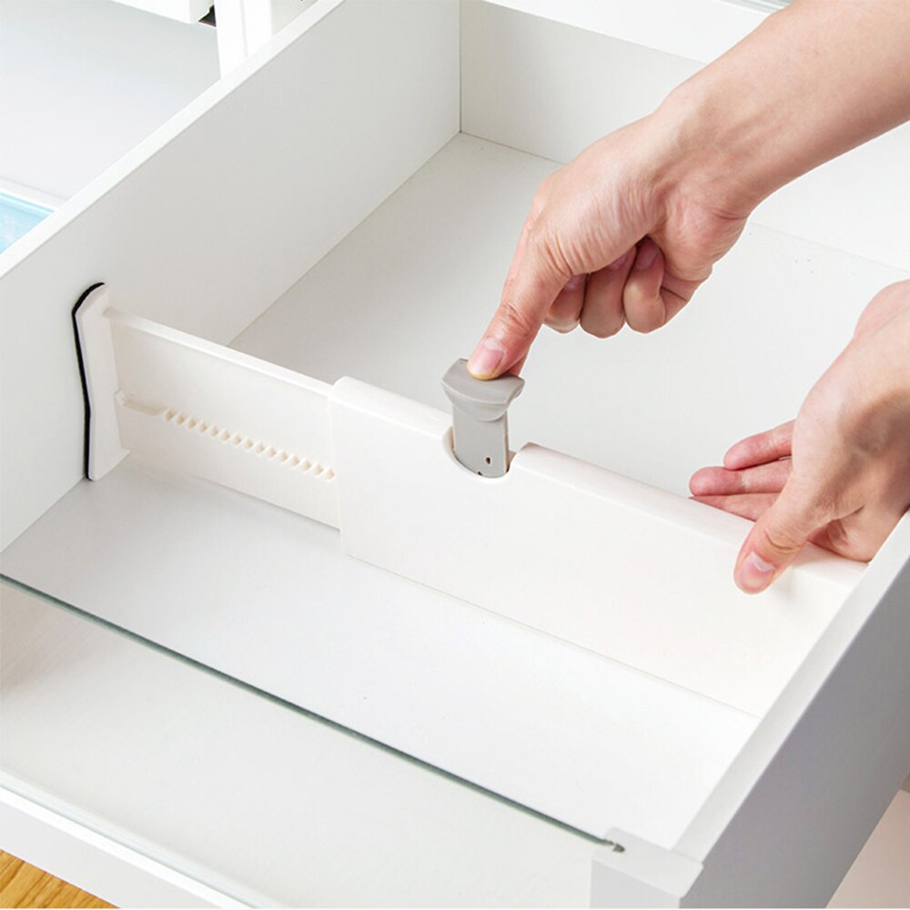 Retractable Drawer Divider Holder DIY Storage Shelves Household Partition Board Division Tools Retractable Drawer Separator