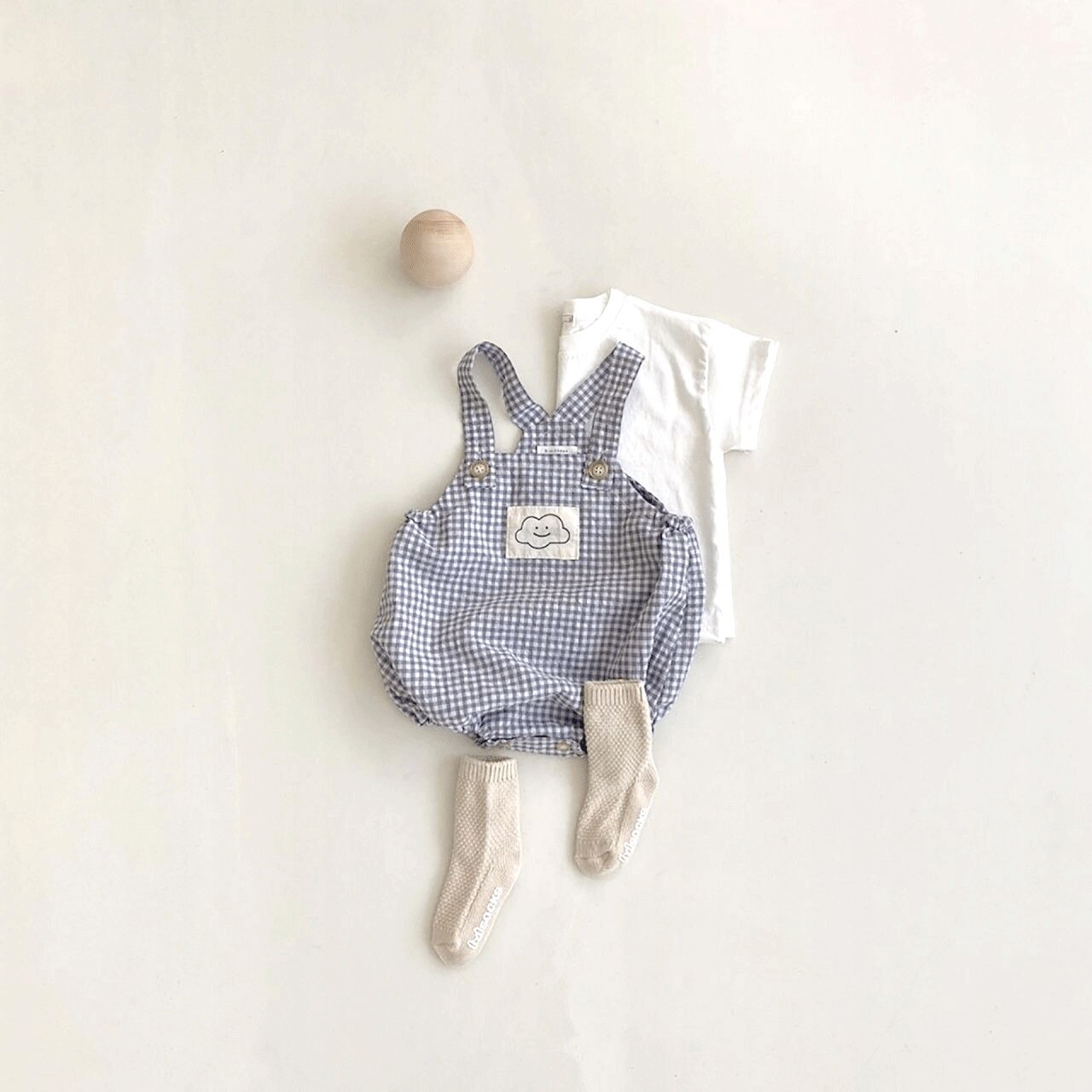 Vêtements pour -né, pantalon à bretelles pour bébé, à carreaux, pour garçon et fille, pour été, 7891,