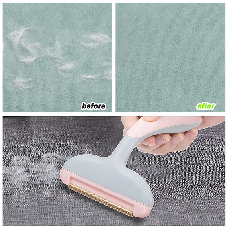 2-in-1 Portable Sweater Yarn Remover Tool, Carpet Hair Scraper, Suitable for Sofa Coat, No Fluff or Pet Hair