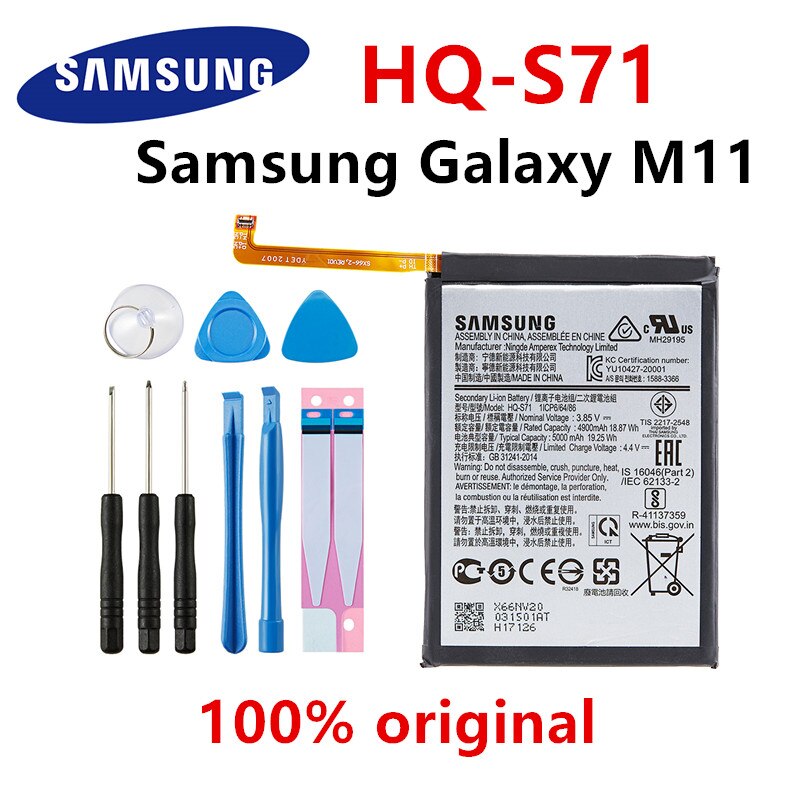 SAMSUNG original Battery For Samsung Galaxy S10 S20 S20+ S20 Ultra A90 A80 A71 A60 A51 A31 A20e A10e Note 10/10+ M30s A20S M11