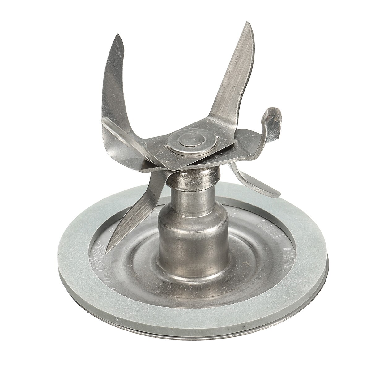 Durable 3PCS/1SET Stainless Steel Silver Black Blade+Sealing Ring Gasket+Base Bottom Cap 6 Point Blade For Oster Blender