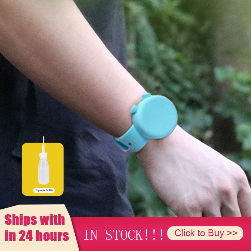 Silikon Desinfektionsmittel Armband Armband Tragbare Desinfektionsmittelspender Lotion Sonnencreme Mückenschutz Seife Spender