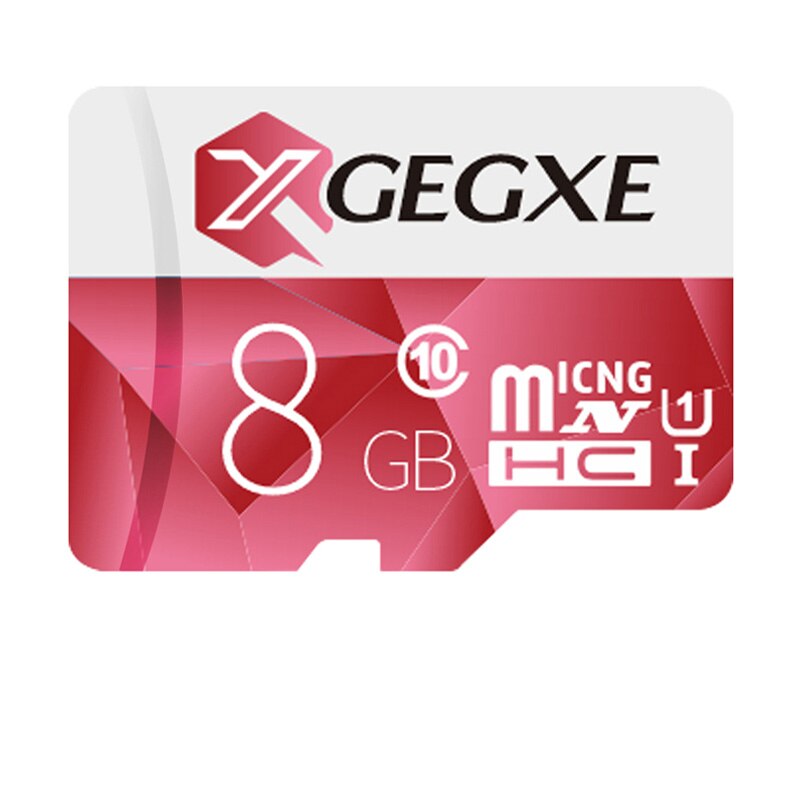 Xgegxe Geheugenkaart 128Gb 64Gb 32Gb High Speed Flash Card 64Gb 16Gb Geheugen Microsd Tf/Sd Kaarten Voor Tablet/Camera/Mobiele Telefoon: 8GB